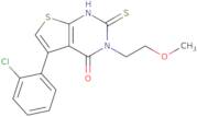 5-(2-Chlorophenyl)-3-(2-methoxyethyl)-2-sulfanyl-3H,4H-thieno[2,3-d]pyrimidin-4-one