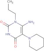 6-Amino-5-(piperidin-1-yl)-1-propyl-1,2,3,4-tetrahydropyrimidine-2,4-dione