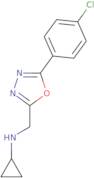 N-{[5-(4-Chlorophenyl)-1,3,4-oxadiazol-2-yl]methyl}cyclopropanamine