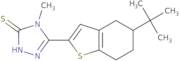 5-(5-tert-Butyl-4,5,6,7-tetrahydro-1-benzothiophen-2-yl)-4-methyl-4H-1,2,4-triazole-3-thiol