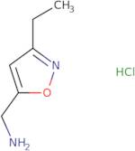 C-(3-Ethyl-isoxazol-5-yl)-methylaminehydrochloride