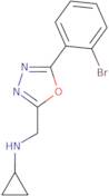 N-{[5-(2-Bromophenyl)-1,3,4-oxadiazol-2-yl]methyl}cyclopropanamine