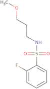 2-Fluoro-N-(3-methoxypropyl)benzene-1-sulfonamide
