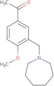 1-[3-(Azepan-1-ylmethyl)-4-methoxyphenyl]ethan-1-one