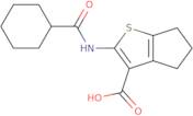 2-Cyclohexaneamido-4H,5H,6H-cyclopenta[b]thiophene-3-carboxylic acid