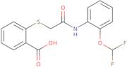 2-[({[2-(Difluoromethoxy)phenyl]carbamoyl}methyl)sulfanyl]benzoic acid