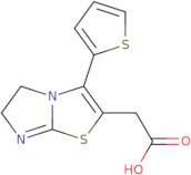 2-[3-(Thiophen-2-yl)-5H,6H-imidazo[2,1-b][1,3]thiazol-2-yl]acetic acid