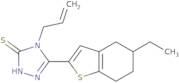 5-(5-Ethyl-4,5,6,7-tetrahydro-1-benzothiophen-2-yl)-4-(prop-2-en-1-yl)-4H-1,2,4-triazole-3-thiol