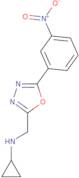 N-{[5-(3-Nitrophenyl)-1,3,4-oxadiazol-2-yl]methyl}cyclopropanamine