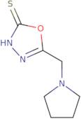 5-(Pyrrolidin-1-ylmethyl)-1,3,4-oxadiazole-2-thiol