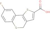 8-Fluoro-4H-thieno[3,2-c]thiochromene-2-carboxylic acid