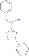 2-Phenyl-1-(3-phenyl-1,2,4-oxadiazol-5-yl)ethanamine