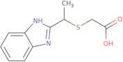 2-{[1-(1H-1,3-Benzodiazol-2-yl)ethyl]sulfanyl}acetic acid