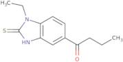 1-(1-Ethyl-2-sulfanyl-1H-1,3-benzodiazol-5-yl)butan-1-one