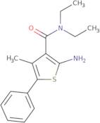 2-Amino-N,N-diethyl-4-methyl-5-phenylthiophene-3-carboxamide