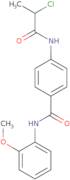 4-(2-Chloropropanamido)-N-(2-methoxyphenyl)benzamide