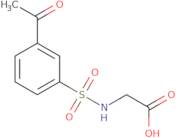 2-(3-Acetylbenzenesulfonamido)acetic acid