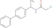 2-Chloro-N-[1-(4-phenylphenyl)ethyl]acetamide