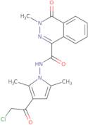 N-[3-(2-Chloroacetyl)-2,5-dimethyl-1H-pyrrol-1-yl]-3-methyl-4-oxo-3,4-dihydrophthalazine-1-carboxamide