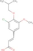 (2E)-3-[3-Chloro-5-methoxy-4-(2-methylpropoxy)phenyl]prop-2-enoic acid