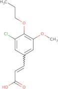 3-(3-Chloro-5-methoxy-4-propoxyphenyl)prop-2-enoic acid