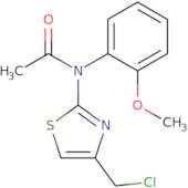 N-[4-(Chloromethyl)-1,3-thiazol-2-yl]-N-(2-methoxyphenyl)acetamide