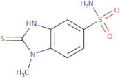 1-Methyl-2-sulfanyl-1H-1,3-benzodiazole-5-sulfonamide