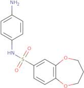 N-(4-Aminophenyl)-3,4-dihydro-2H-1,5-benzodioxepine-7-sulfonamide