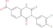 3-(3-Chloro-4-fluorophenyl)-2-mercapto-4-oxo-3,4-dihydroquinazoline-7-carboxylic acid