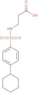 3-(4-Cyclohexylbenzenesulfonamido)propanoic acid