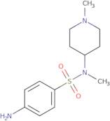 4-Amino-N-methyl-N-(1-methylpiperidin-4-yl)benzene-1-sulfonamide