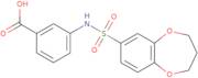 3-(3,4-Dihydro-2H-1,5-benzodioxepine-7-sulfonamido)benzoic acid