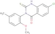 7-Chloro-3-(2-methoxy-5-methylphenyl)-2-sulfanyl-3,4-dihydroquinazolin-4-one
