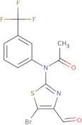 N-(5-Bromo-4-formyl-1,3-thiazol-2-yl)-N-[3-(trifluoromethyl)phenyl]acetamide