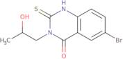 6-Bromo-3-(2-hydroxypropyl)-2-sulfanyl-3,4-dihydroquinazolin-4-one