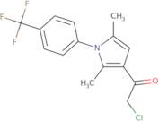 2-Chloro-1-{2,5-dimethyl-1-[4-(trifluoromethyl)phenyl]-1H-pyrrol-3-yl}ethan-1-one