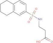 3-(5,6,7,8-Tetrahydronaphthalene-2-sulfonamido)propanoic acid