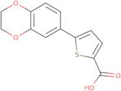 5-(2,3-Dihydro-1,4-benzodioxin-6-yl)thiophene-2-carboxylic acid