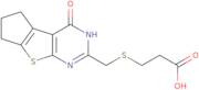 3-[({12-Oxo-7-thia-9,11-diazatricyclo[6.4.0.0,2,6]dodeca-1(8),2(6),9-trien-10-yl}methyl)sulfanyl]p…