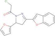 1-[3-(1-Benzofuran-2-yl)-5-(furan-2-yl)-4,5-dihydro-1H-pyrazol-1-yl]-2-chloroethan-1-one