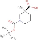 (3R)-1-Boc-3-methyl-piperidine-3-carboxylic acid ee