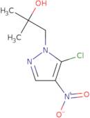 1-(5-Chloro-4-nitro-1H-pyrazol-1-yl)-2-methylpropan-2-ol