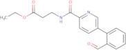 Ethyl 3-(5-(2-formylphenyl)picolinamido)propanoate