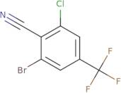 2-Bromo-6-chloro-4-(trifluoromethyl)benzonitrile