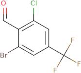 2-Bromo-6-chloro-4-(trifluoromethyl)benzaldehyde