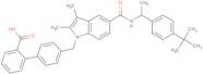 2-[4-[[5-[[(1S)-1-(4-tert-Butylphenyl)ethyl]carbamoyl]-2,3-dimethylindol-1-yl]methyl]phenyl]benz...