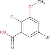 5-Bromo-2-chloro-3-methoxybenzoic acid