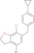 4-Bromo-7-chloro-6-(4-cyclopropylbenzyl)-2,3-dihydrobenzofuran