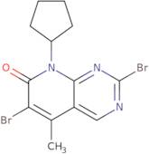 2,6-dibromo-8-cyclopentyl-5-methylpyrido[2,3-d]pyrimidin-7(8H)-one