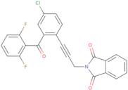 2-(3-(4-Chloro-2-(2,6-difluorobenzoyl)phenyl)prop-2-ynyl)isoindoline-1,3-dione